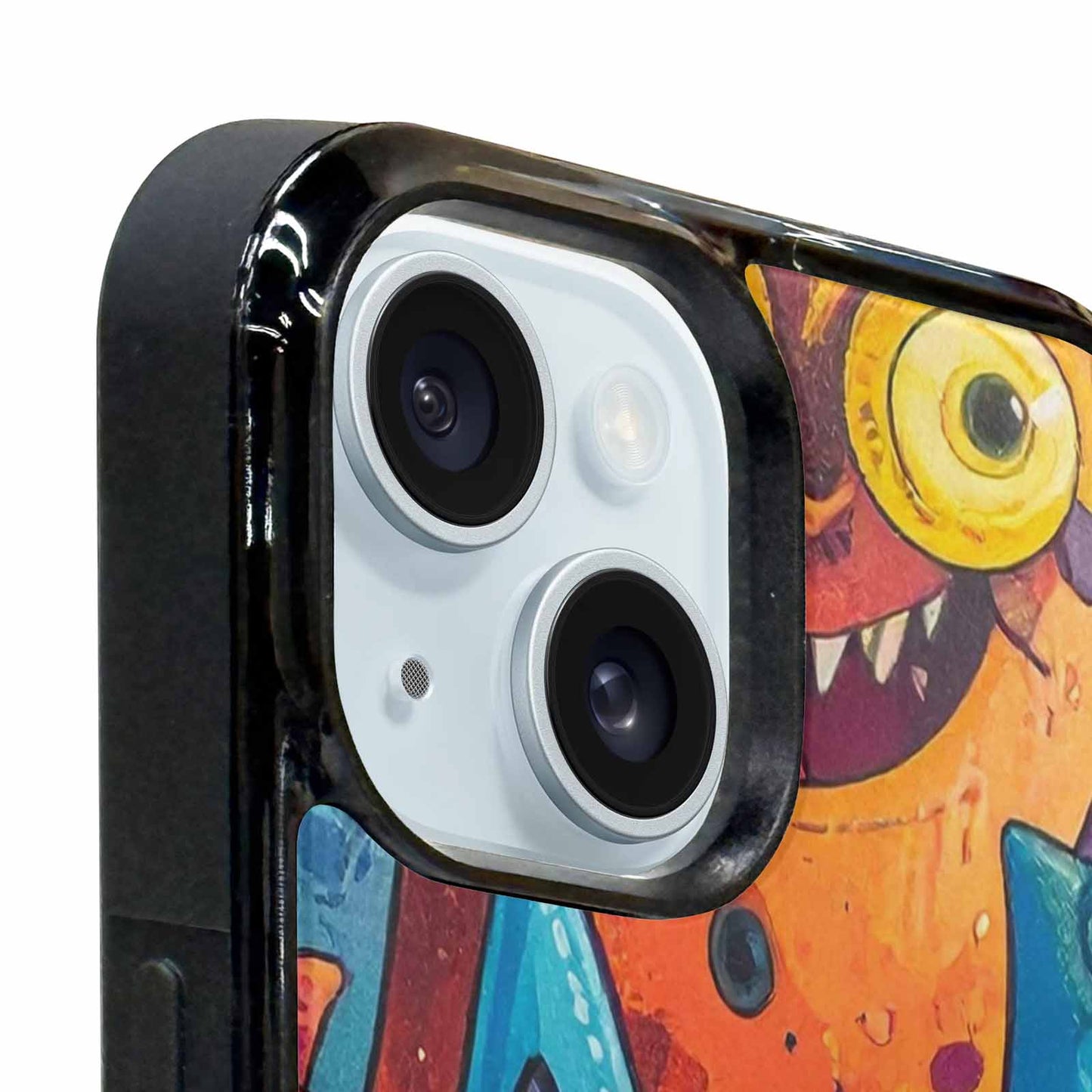 iPhone 15 Plus Case — Goofy Cartoon Monster, Original Design Phone Case