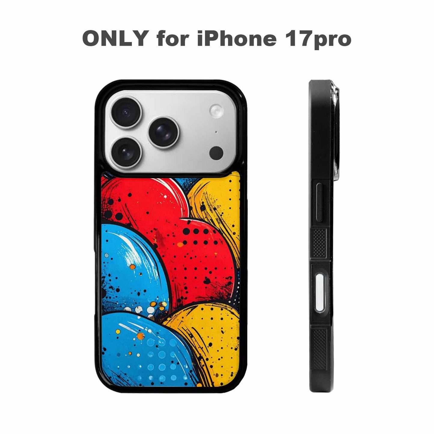 iPhone 17 Pro Case — Small Comic Book Halftone Dot Original, Personalized Phone Case