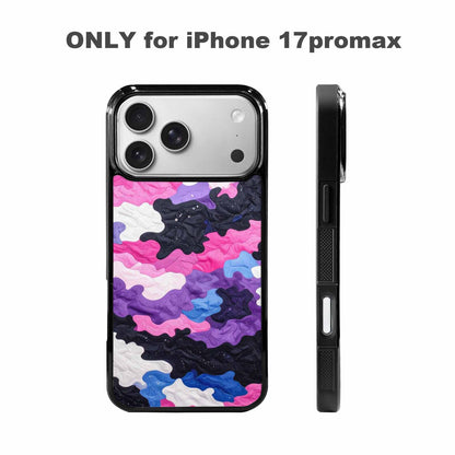 iPhone 17 Pro Max Case — Vivid Camo Genderfluid Camo, Custom Print Case Cover