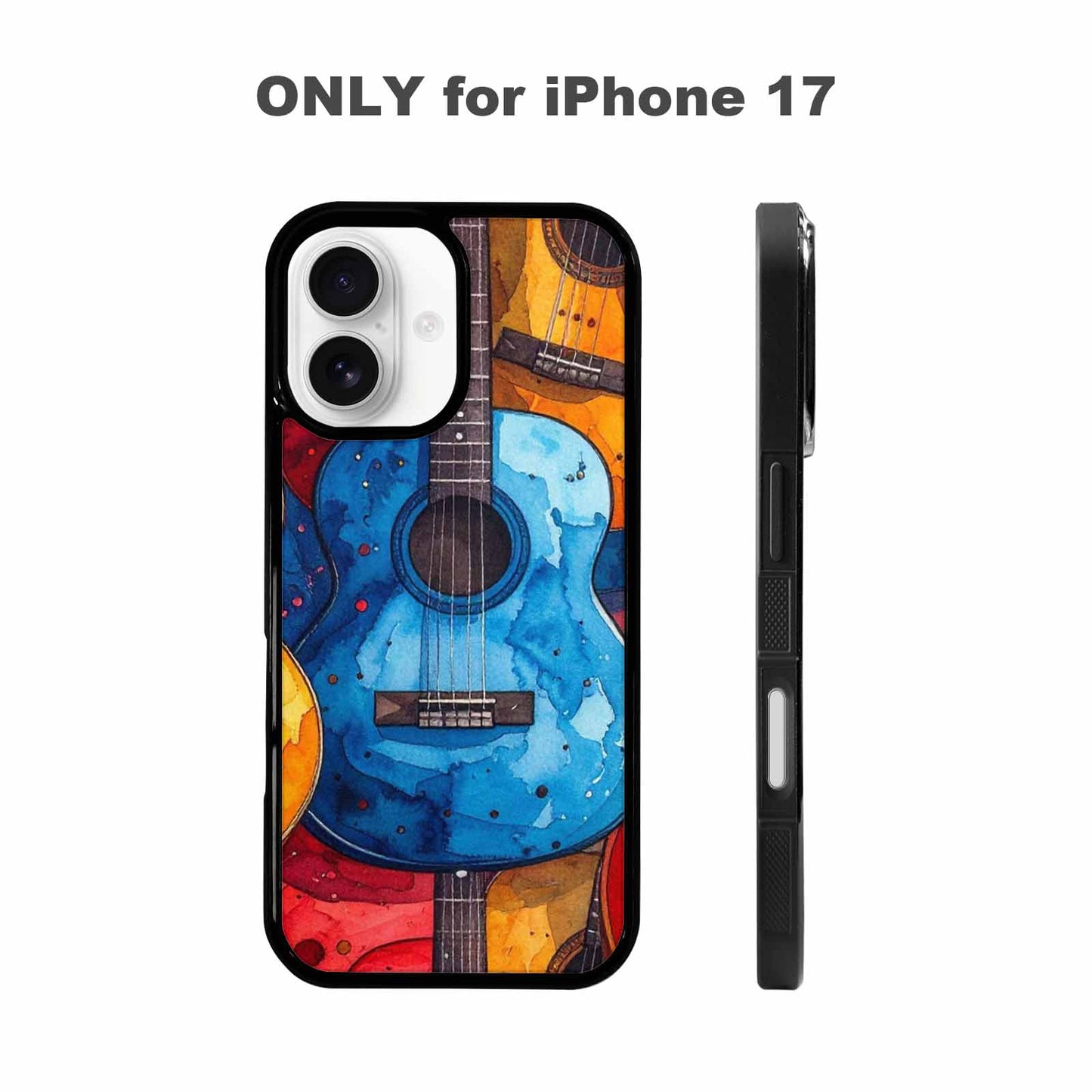 iPhone 17 Case — Watercolor Smiley Face Watercolor Abstract, Custom Art Phone Cover