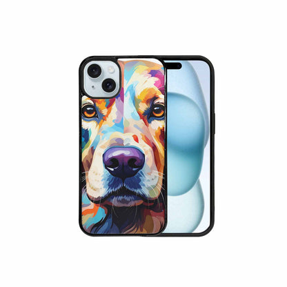iPhone 15 Plus Case — Golden Retriever Watercolor Art Pattern, Custom Phone Case