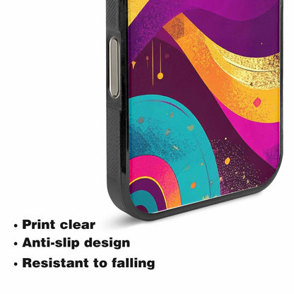 iPhone 15 Pro Max Case — 1970s Disco Art Pattern, Personalized Phone Case