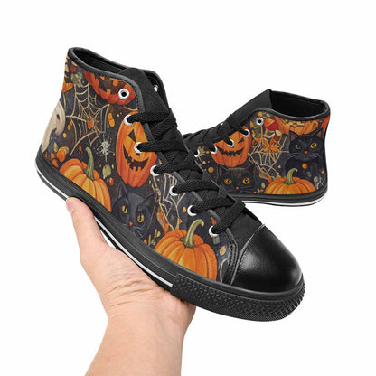 WOMEN'S Halloween High Top Canvas Y2K Custom Shoes
