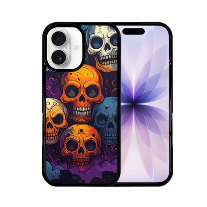 iPhone 17 Case — Halloween Horror Repeat Lots Gothic Skulls, Original Design Phone Case