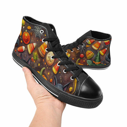 WOMEN'S Halloween High Top Canvas Dreamcore Custom Sneakers