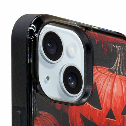 iPhone 15 Case — Bloody Pumpkin Face Custom, Personalized Phone Case