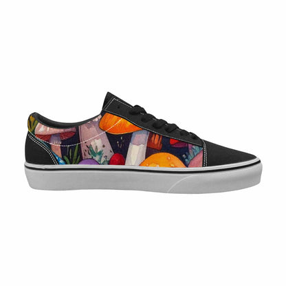 WOMEN'S Mushrooms (general) Mushrooms Pa Lace-Up Canvas Dreamlike Custom Shoes
