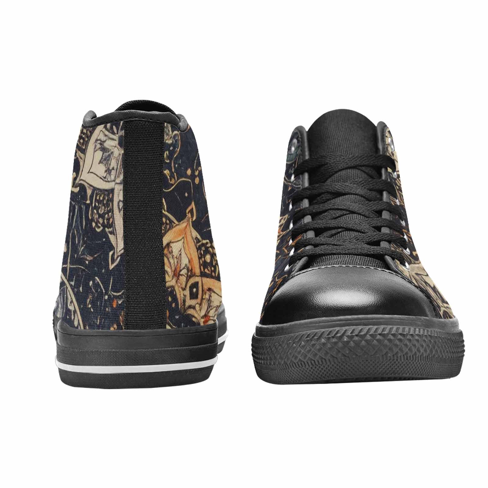 WOMEN'S Mandala High Top Canvas Grunge Sneakers