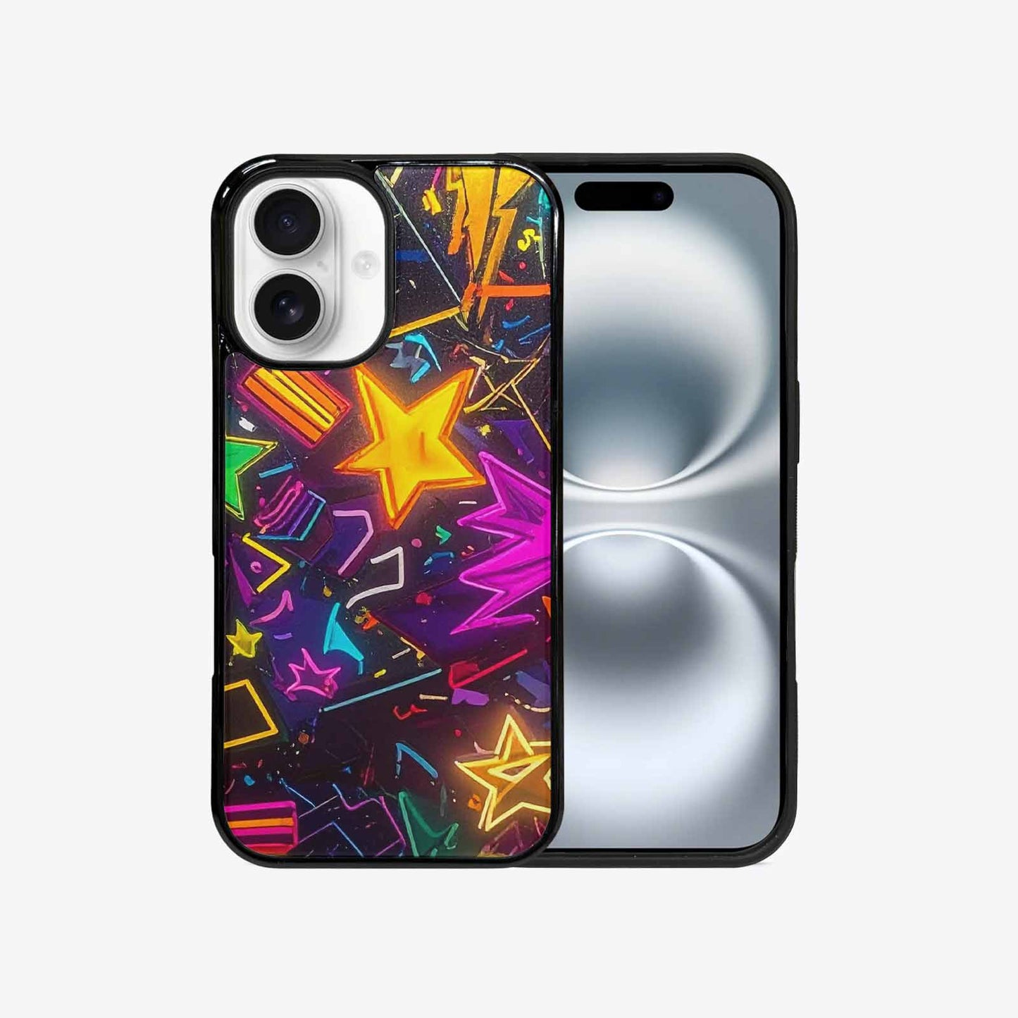 iPhone 16 Case — 80s Retro Motif 80s Retro Motifs, Original Design Phone Case