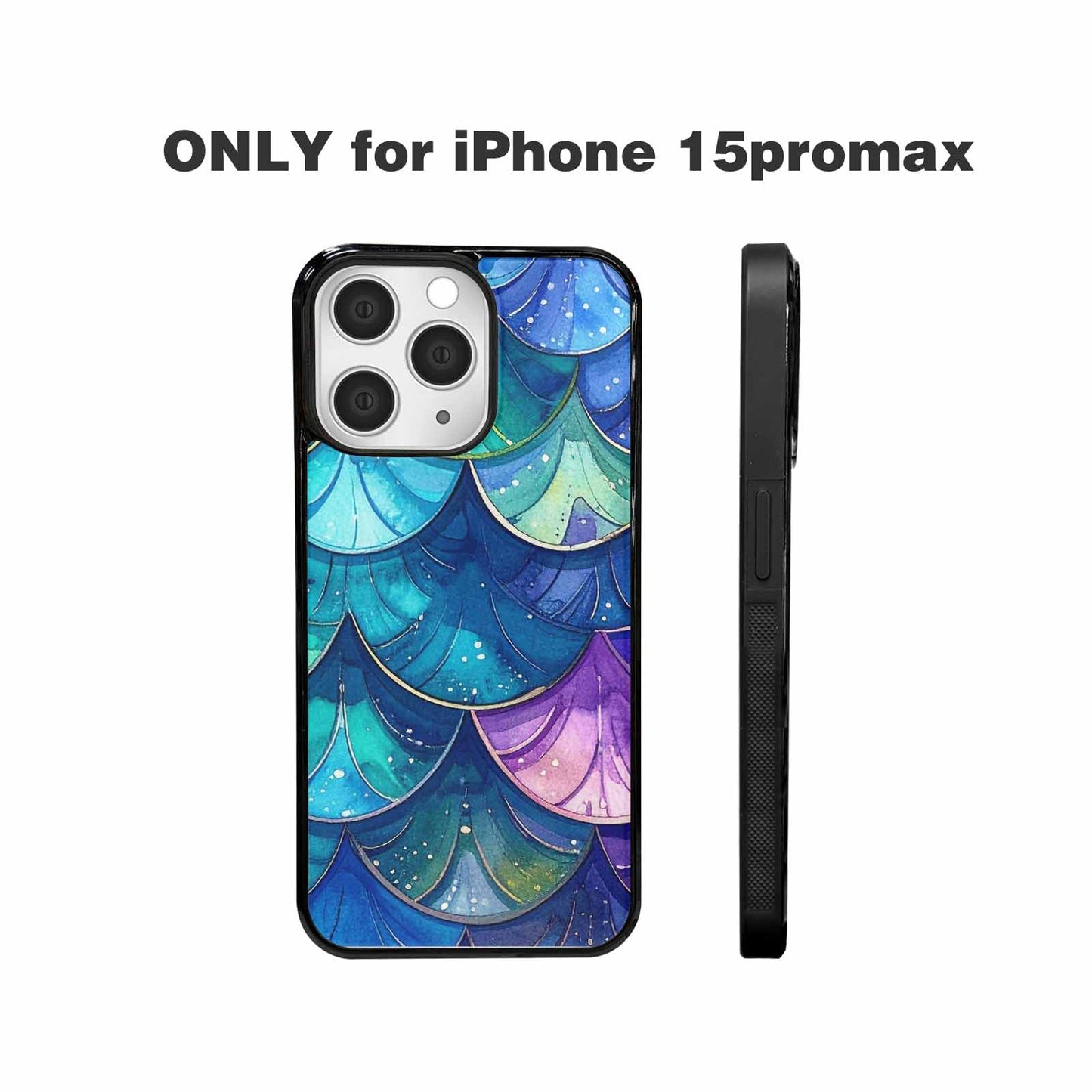 iPhone 15 Pro Max Case — Mermaid Scale, Custom Designed Case Cover