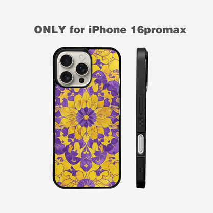 iPhone 16 Pro Max Case — Intersex Flag Color Theme Small Rainbow, Personalized Phone Case