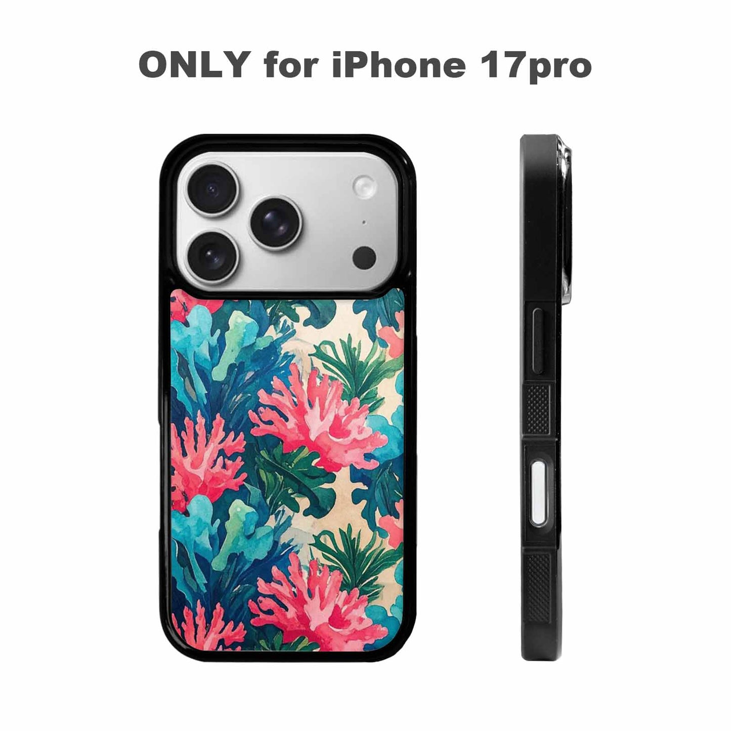 iPhone 17 Pro Case — Seamless Tileable Pattern Of Overlapping Camo, Custom Art Phone Cover