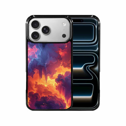 iPhone 17 Pro Max Case — Seamless Tileable Pattern Of Galaxy Space, Custom Printed Phone Case