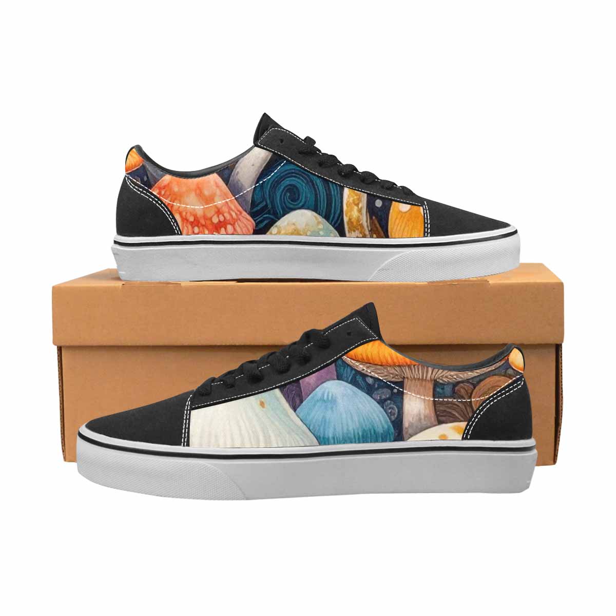 WOMEN'S Mushrooms Lace-Up Canvas Aesthetic Shoes