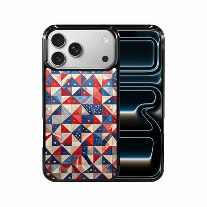 iPhone 17 Pro Max Case — Small American Flag Stars Galaxy Space, Personalized Phone Case