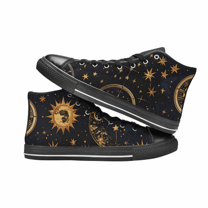 MEN'S Zodiac Constellation Star High Top Canvas Y2K Sneakers