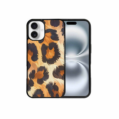 iPhone 16 Plus Case — Leopard Soft Airbrush Gradient, Personalized Phone Case