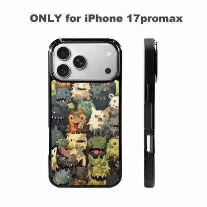 iPhone 17 Pro Max Case — Monsters Camomonsters Pattern D6o Camo, Custom Art Phone Cover