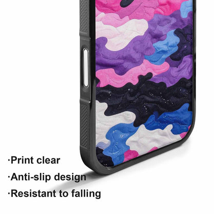 iPhone 17 Case — Vivid Camo Genderfluid Camo, Customized Protective Case