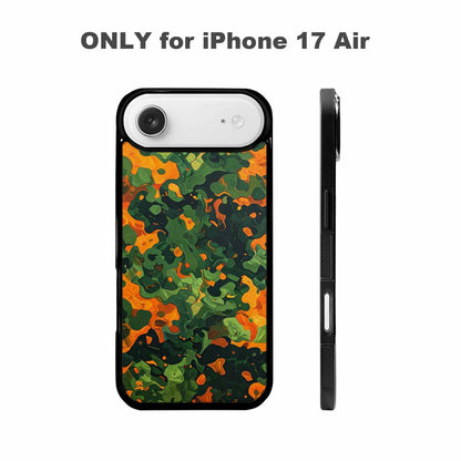 iPhone 17 Air Case — Small Military Camouflage Blotch Pattern Camo, Personalized Phone Case