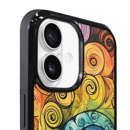 iPhone 17 Case — Tie Dye Swirls (black Tie Dye, Original Design Phone Case