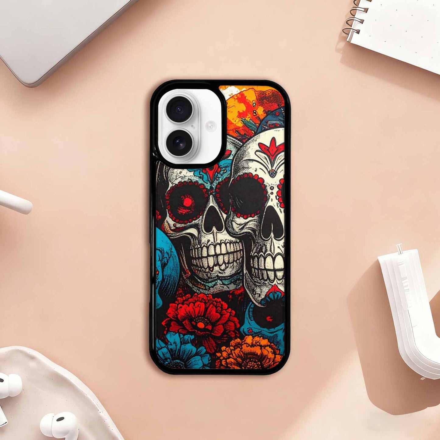 iPhone 17 Case — Skull Dark Art Gothic Print Gothic, Custom Art Phone Cover