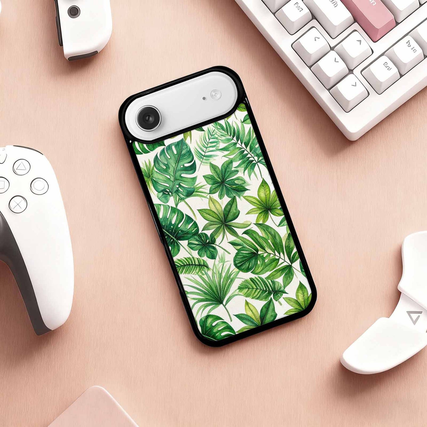 iPhone 17 Air Case — Small Seven Point Palmate Leaf Floral, Unique Phone Case Design