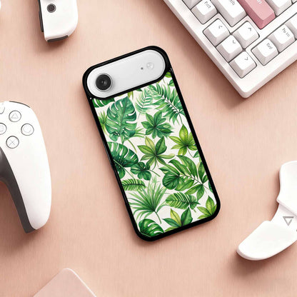 iPhone 17 Air Case — Small Seven Point Palmate Leaf Floral, Unique Phone Case Design