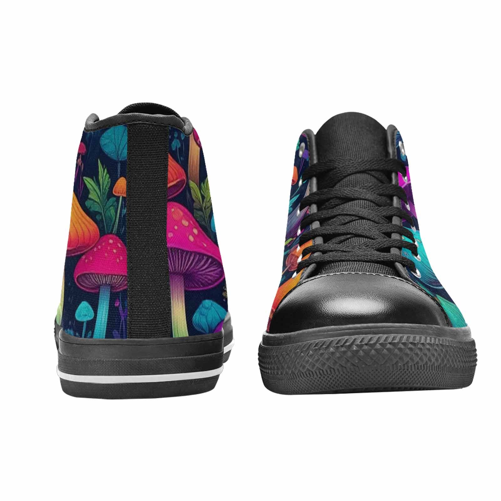 WOMEN'S Psychedelic Mushroom High Top Canvas Aesthetic Shoes