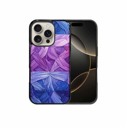 iPhone 16 Pro Case — Bisexual Flag Color Theme Small Rainbow, Custom Printed Phone Case