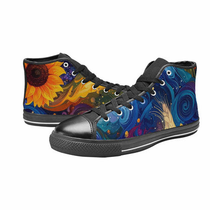 MEN'S Blend All Versions High Top Canvas Vibrant Chaos Sneakers
