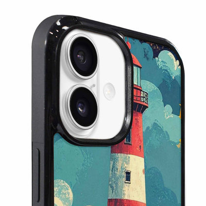 iPhone 17 Case — Vintage Monsters Lighthouse Retro Vintage, Unique Phone Case Design