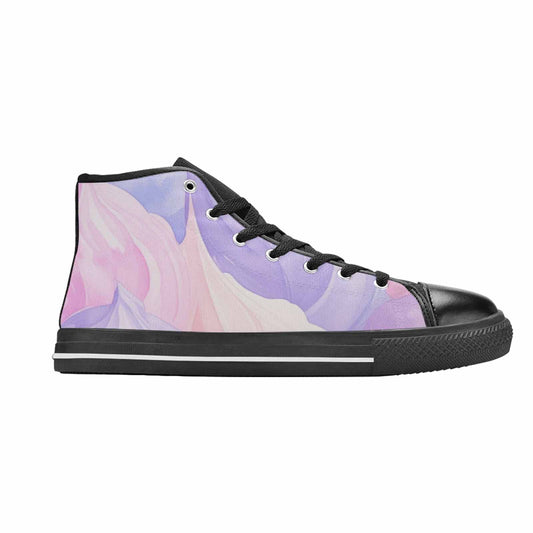 WOMEN'S Tie Dye - High Top Canvas Neon Fantasy Custom Sneakers