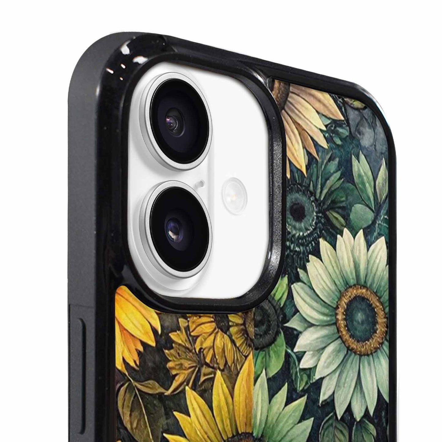 iPhone 17 Case — Small Sunflower Pattern, Randomly Floral, Custom Phone Case