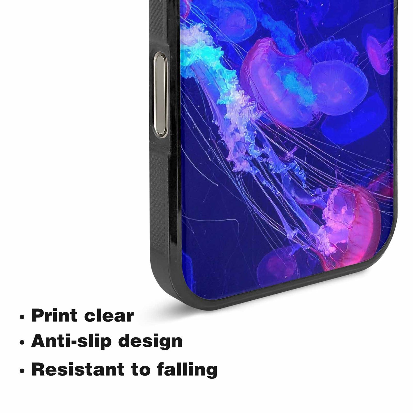 iPhone 16 Pro Max Case — Jellyfish Glow Jellyfish Glow Pattern Hundreds, Original Design Phone Case