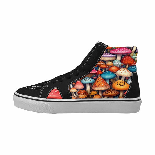 WOMEN'S Mushrooms High Top Canvas Surreal Custom Shoes