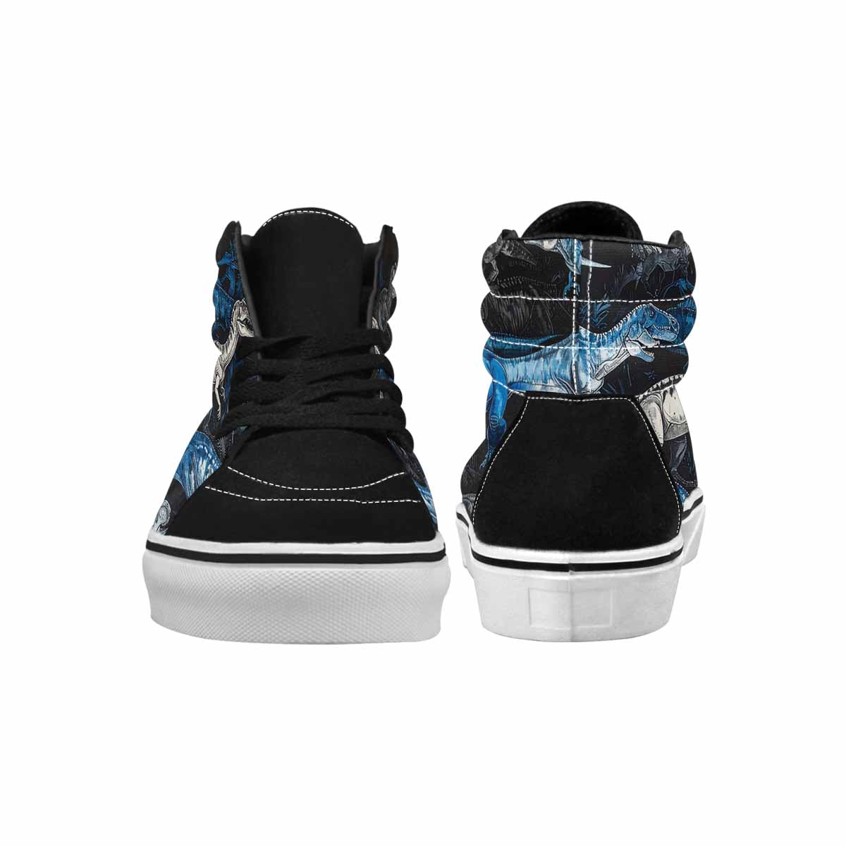 MEN'S Dinosaur Burst High Top Canvas Dark Academia Custom Sneakers
