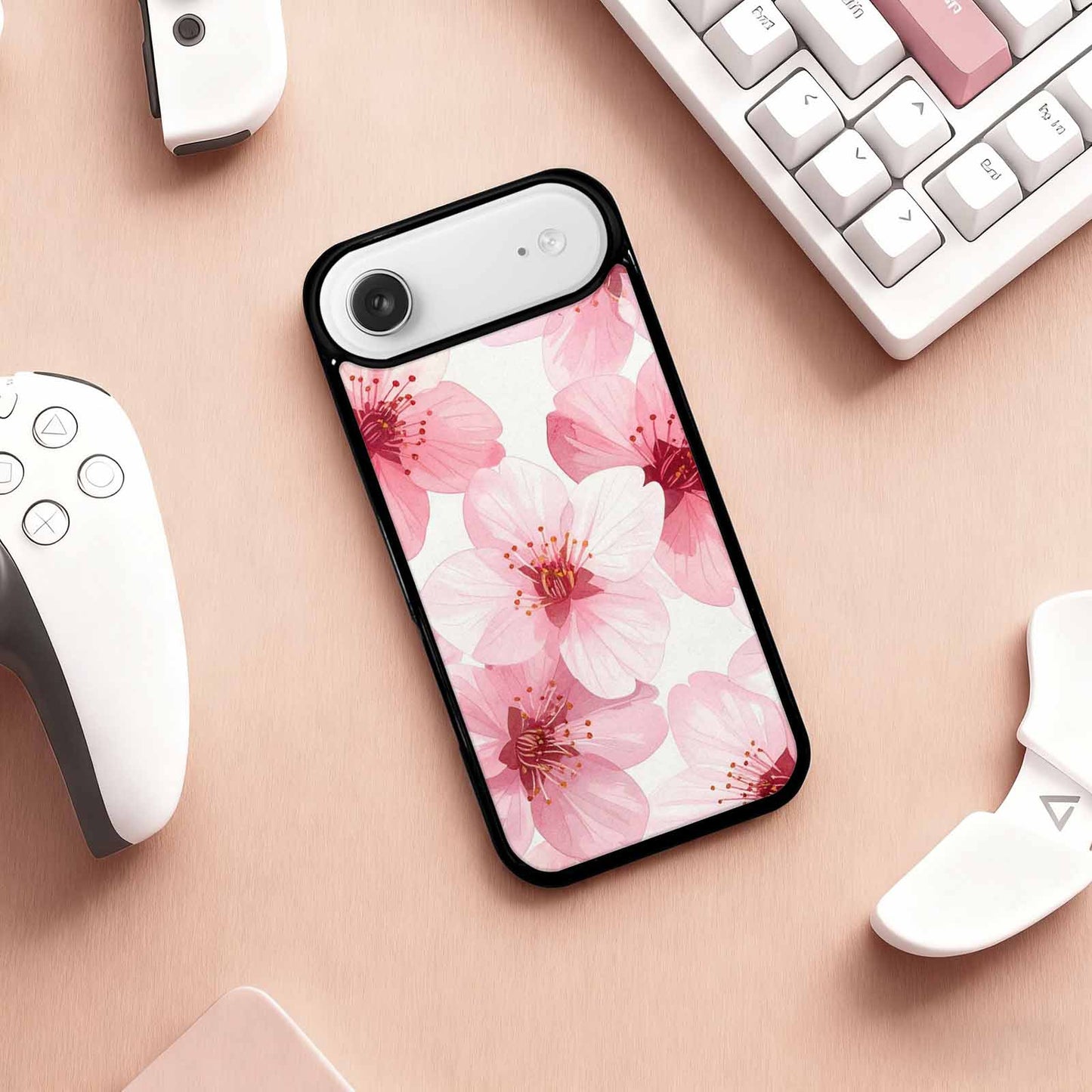 iPhone 17 Air Case — Japanese Cherry Blossom Pattern Sakura Floral, Custom Phone Case