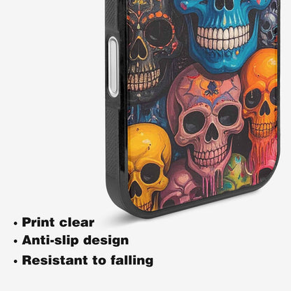 iPhone 16 Plus Case — Skulls General Skulls Pattern, Custom Printed Phone Case