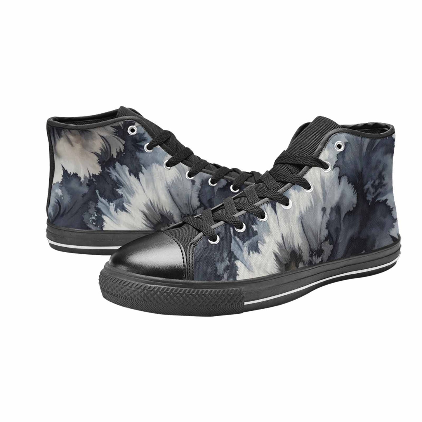 MEN'S Tie Dye - High Top Canvas Surreal Shoes