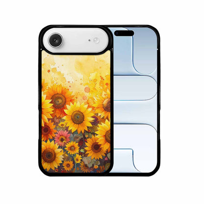 iPhone 17 Air Case — Full Color Vibrant Sunflower Burst Floral, Custom Made Phone Cover