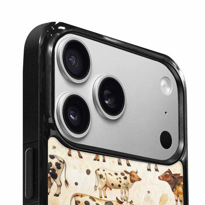 iPhone 17 Pro Max Case — Small Cow Animal Print Animal Print, Custom Phone Case