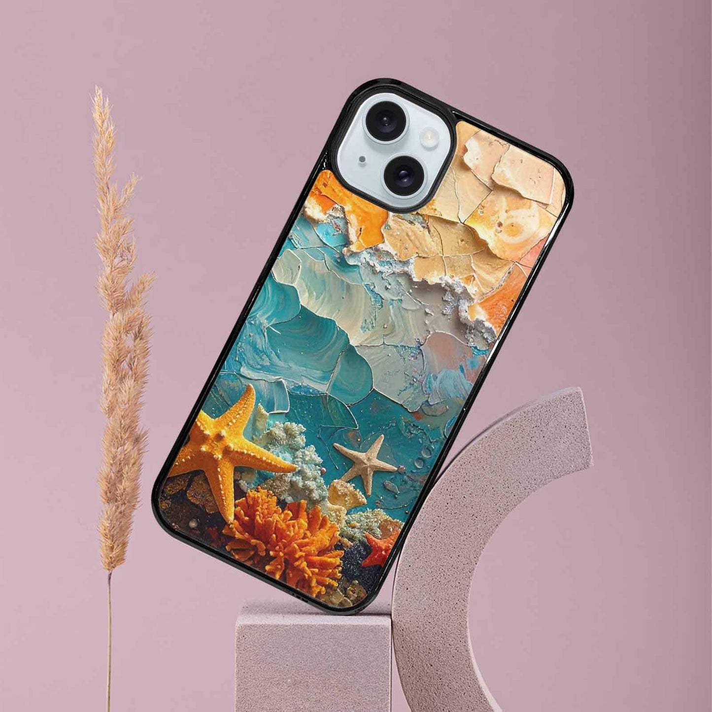 iPhone 15 Plus Case — Starfish Cluster Starfish Cluster Pattern Hundreds, Original Design Phone Case