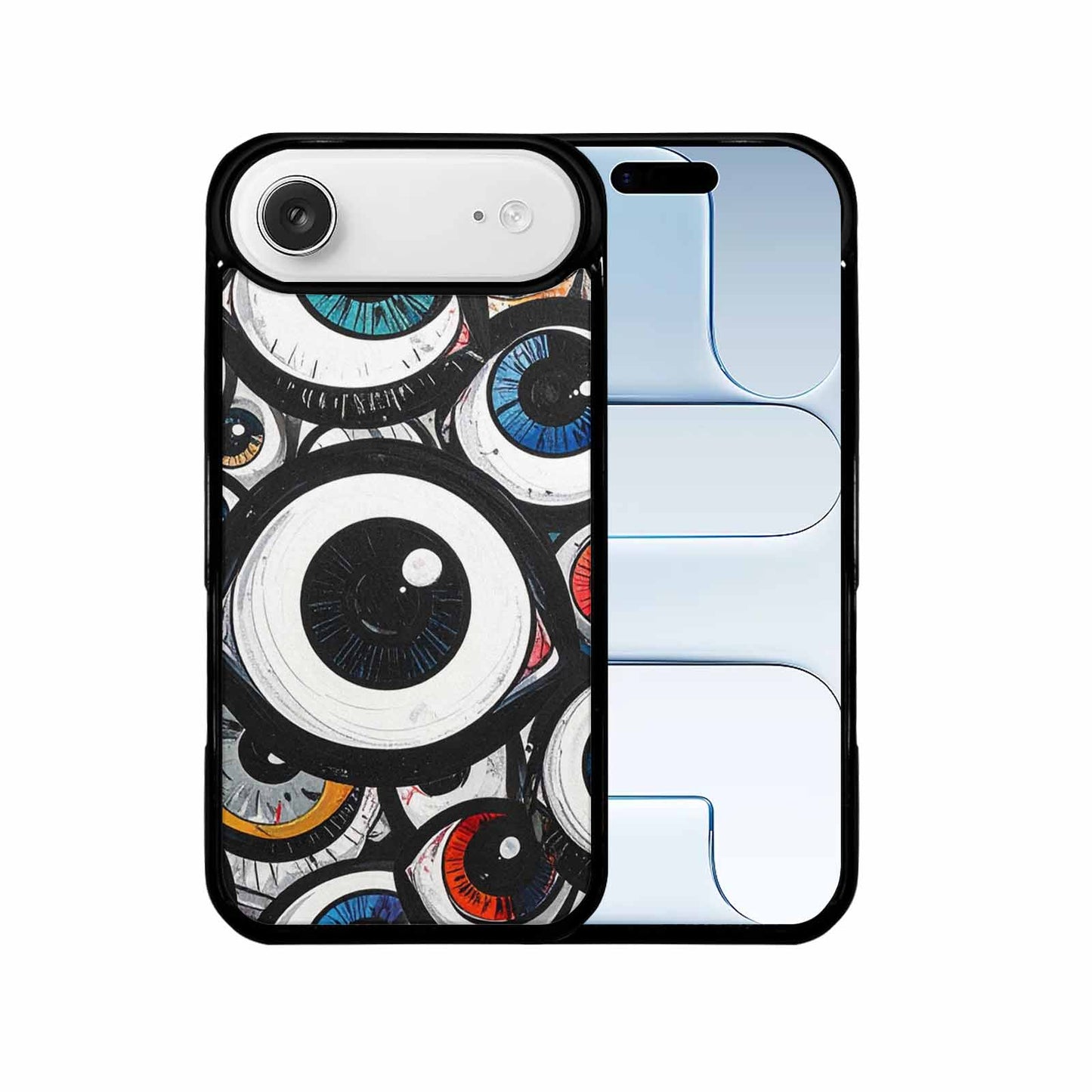 iPhone 17 Air Case — Googly Cartoon Eyeballs Cartoon Cute, Custom Designed Case Cover