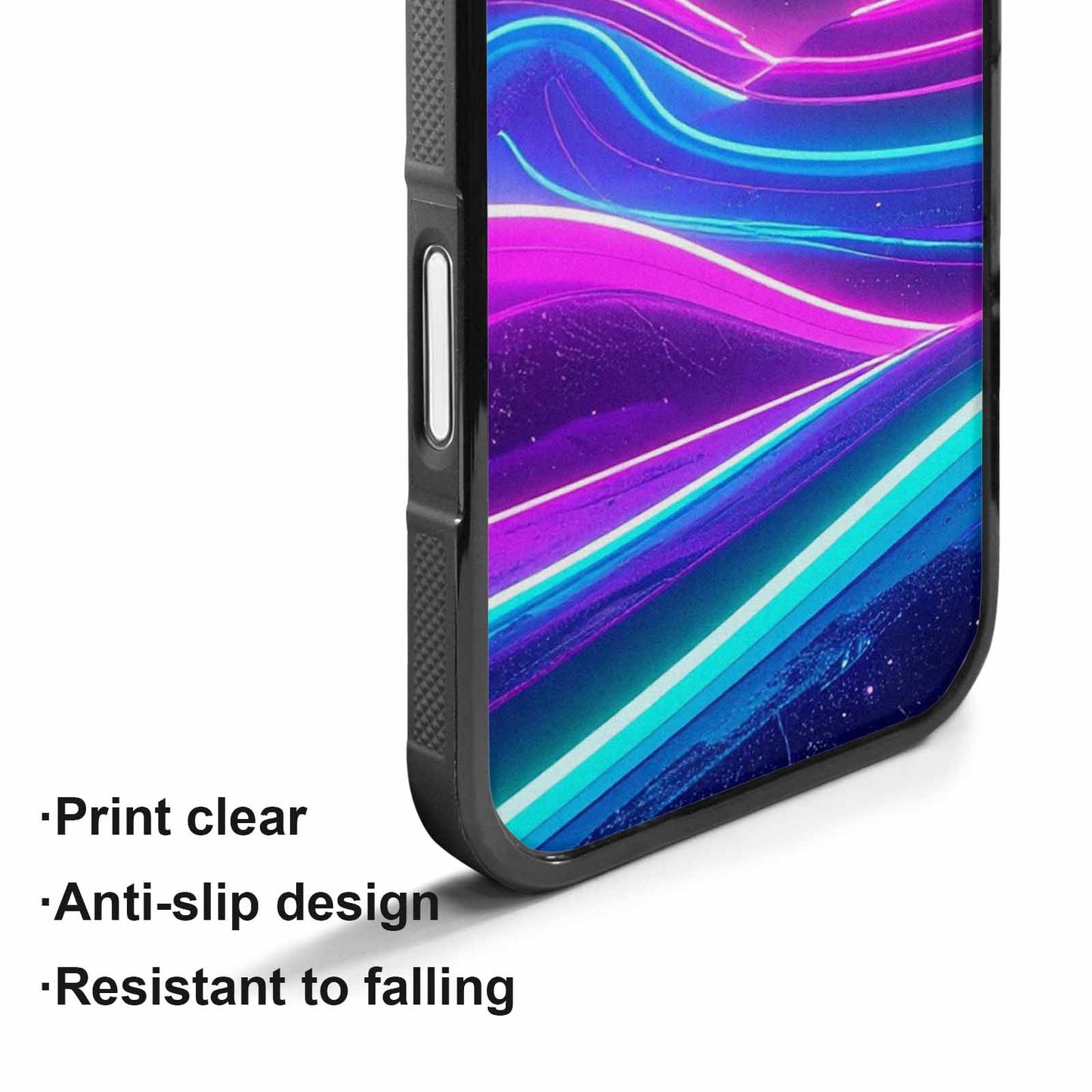 iPhone 17 Case — Neon Cartoon Retro Vintage, Custom Designed Case Cover