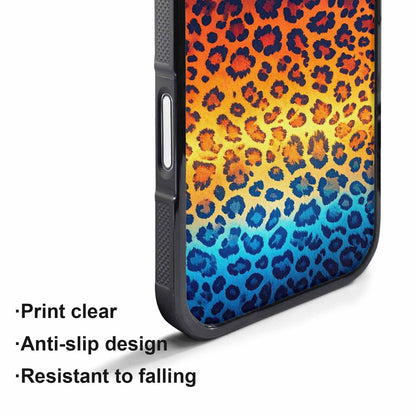 iPhone 17 Pro Max Case — Leopard Print Gradient Style Animal Print, Personalized Phone Case