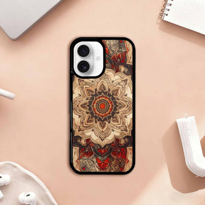 iPhone 17 Case — Small Mandala Pattern, Randomly Floral, Original Design Phone Case