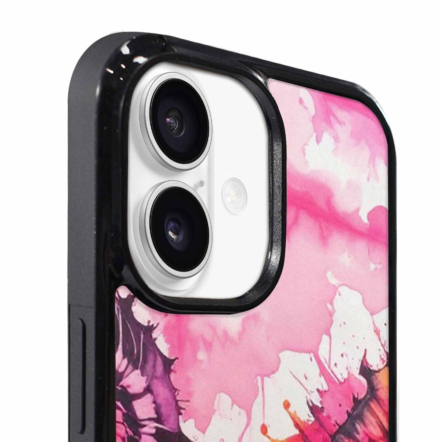 iPhone 17 Case — Tie Dye Swirls Black Tie Dye, Unique Phone Case Design