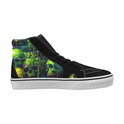 MEN'S More Overlapping Ontop Each High Top Canvas Melting Art Sneakers