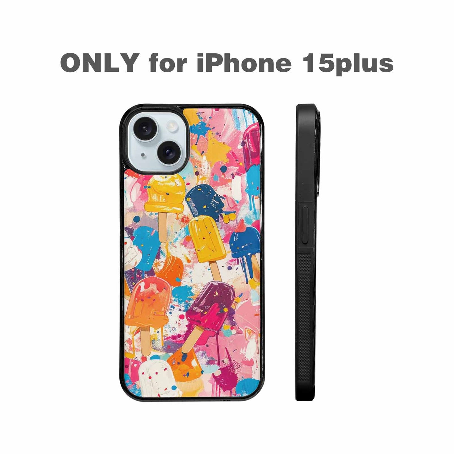 iPhone 15 Plus Case — Ice Cream Motif Ice Cream Motifs, Personalized Phone Case